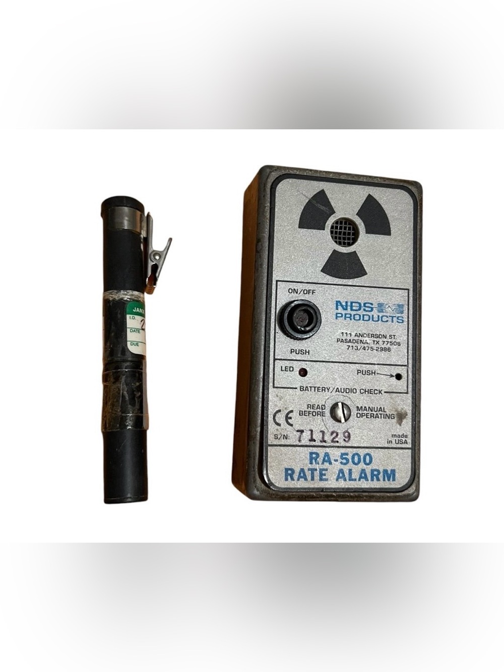 NDS Products - RA-500 - Personal Rate Alarm Radiation & Dosimeter